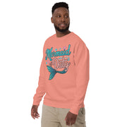 Mermaid off Duty Printed Unisex Premium Sweatshirt