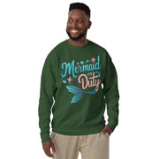 Mermaid off Duty Printed Unisex Premium Sweatshirt