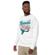 Mermaid off Duty Printed Unisex Premium Sweatshirt