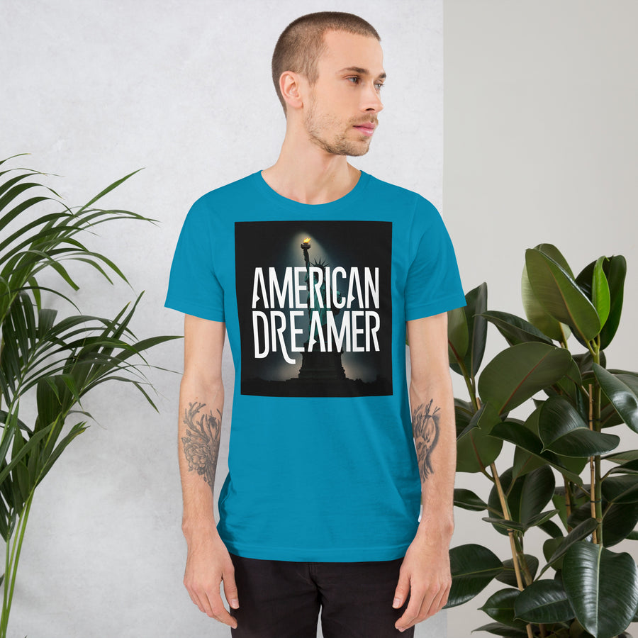 Short Sleeve American Dreamer Printed Unisex t-shirt