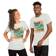 Unisex Beach Please Print  t-shirt