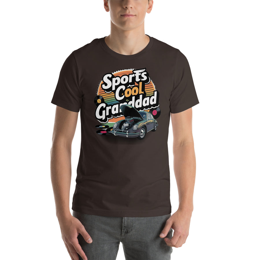 Unisex Crew Neck Sports Granddad T-shirt