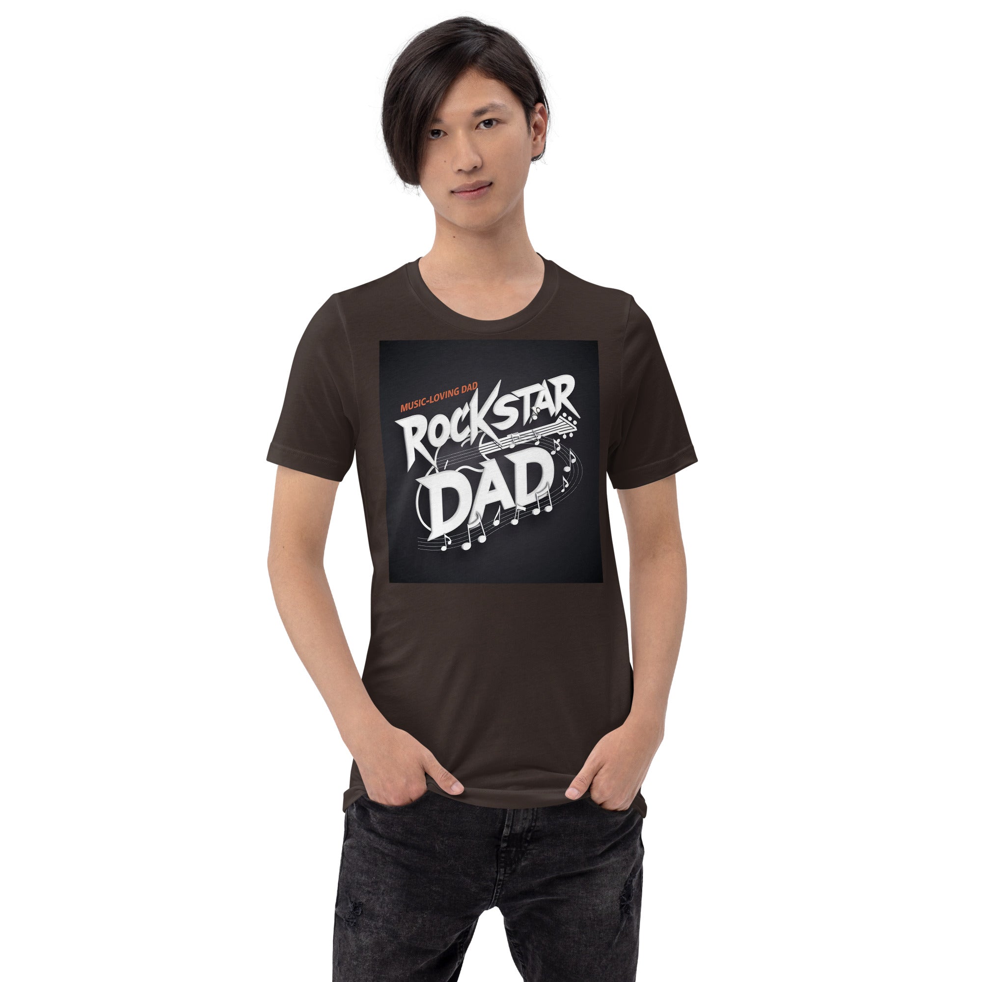 Rockstar Dad Printed Unisex t-shirt