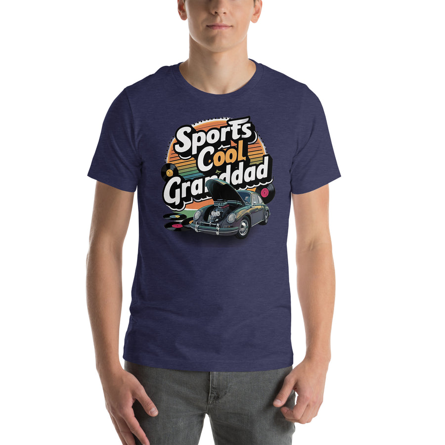 Unisex Crew Neck Sports Granddad T-shirt