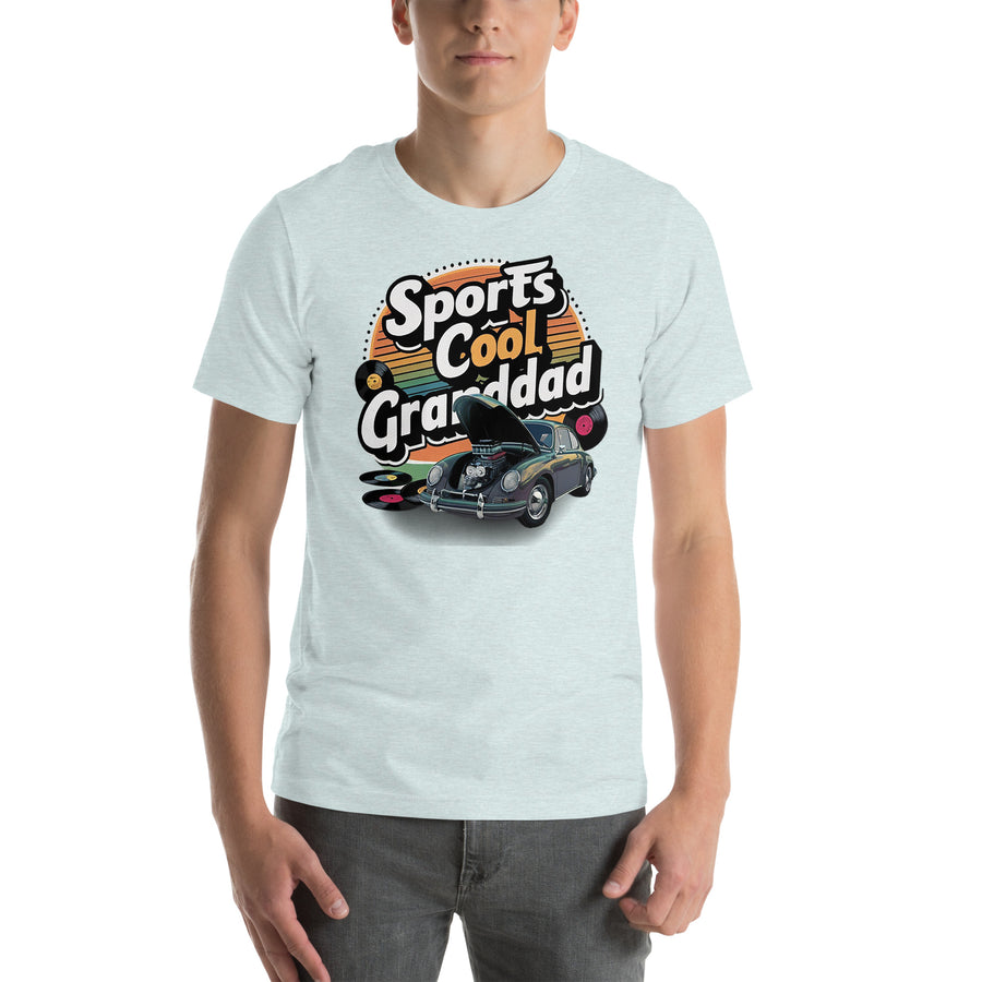 Unisex Crew Neck Sports Granddad T-shirt