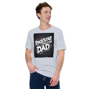 Rockstar Dad Printed Unisex t-shirt