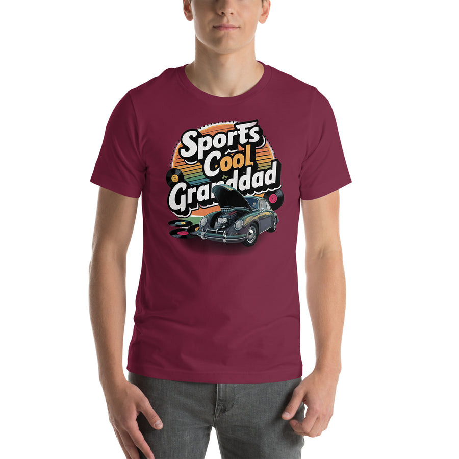 Unisex Crew Neck Sports Granddad T-shirt