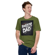 Rockstar Dad Printed Unisex t-shirt