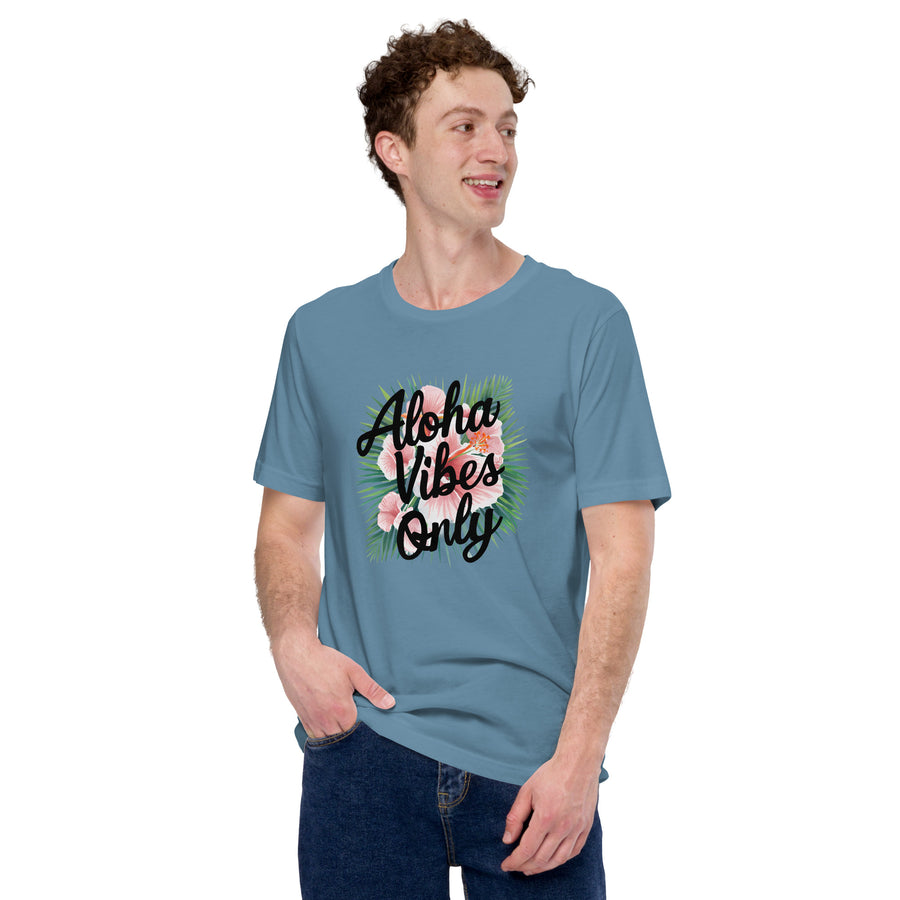 Unisex Aloha Vibes Printed T-shirt