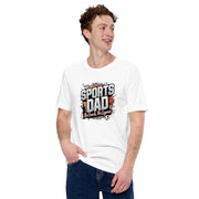 Adult sports dad printed crew neck t-shirt