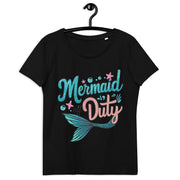 Women's fitted mermaid off duty printed eco tee