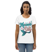 Women's fitted mermaid off duty printed eco tee