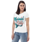 Women's fitted mermaid off duty printed eco tee