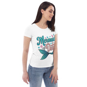 Women's fitted mermaid off duty printed eco tee