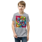 Youth Short Sleeve chest print T-Shirt