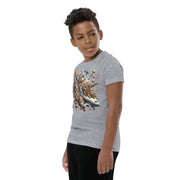 Youth Animals Space Adventure-03 Short Sleeve T-Shirt