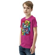 Youth Short Sleeve chest print T-Shirt