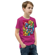 Youth Short Sleeve chest print T-Shirt