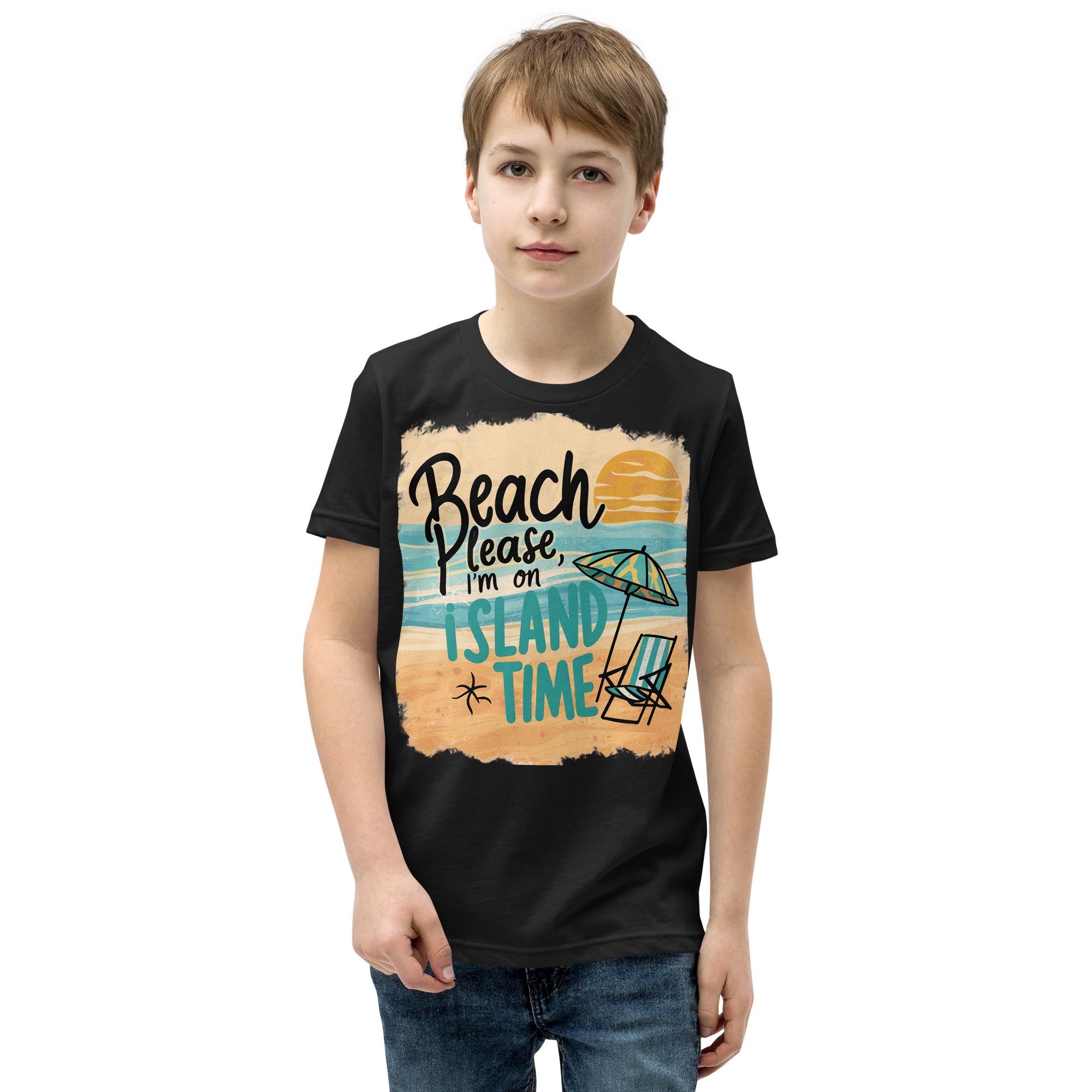 Youth Short Sleeve Printed Crew Neck T-Shirt