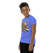 Youth Animals Space Adventure-03 Short Sleeve T-Shirt