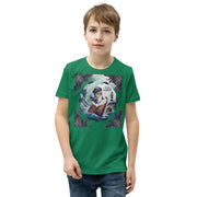 Youth Short Sleeve Chest Print T-Shirt