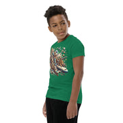 Youth Animals Space Adventure-03 Short Sleeve T-Shirt