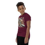 Youth Animals Space Adventure-03 Short Sleeve T-Shirt