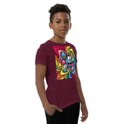 Youth Short Sleeve chest print T-Shirt