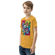 Youth Short Sleeve chest print T-Shirt