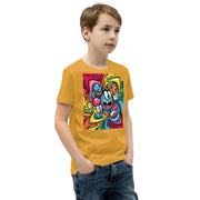 Youth Short Sleeve chest print T-Shirt