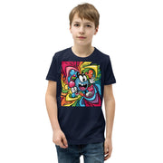 Youth Short Sleeve chest print T-Shirt