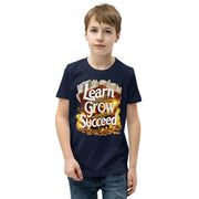 Youth Short Sleeve Learn Grow Succeed Printed T-Shirt