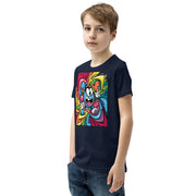 Youth Short Sleeve chest print T-Shirt