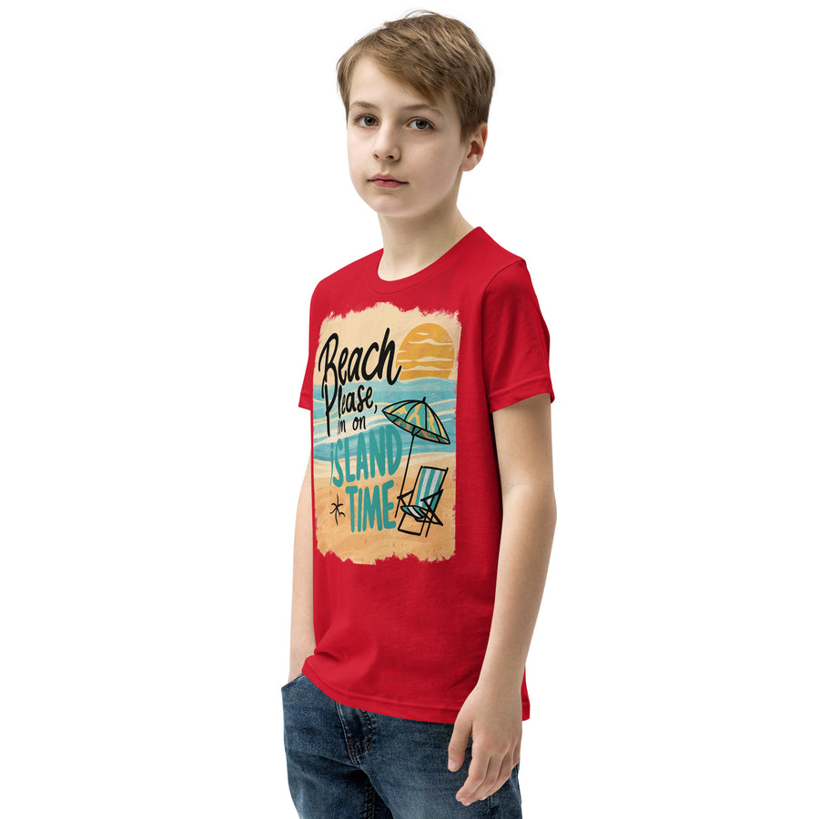 Youth Short Sleeve Printed Crew Neck T-Shirt