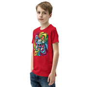 Youth Short Sleeve chest print T-Shirt