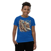 Youth Animals Space Adventure-03 Short Sleeve T-Shirt