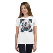 Youth Short Sleeve Chest Print T-Shirt