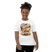 Youth Short Sleeve Learn Grow Succeed Printed T-Shirt