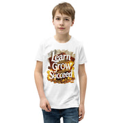 Youth Short Sleeve Learn Grow Succeed Printed T-Shirt