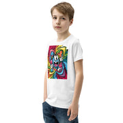 Youth Short Sleeve chest print T-Shirt